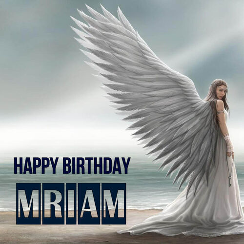 Открытка Mriam Happy birthday