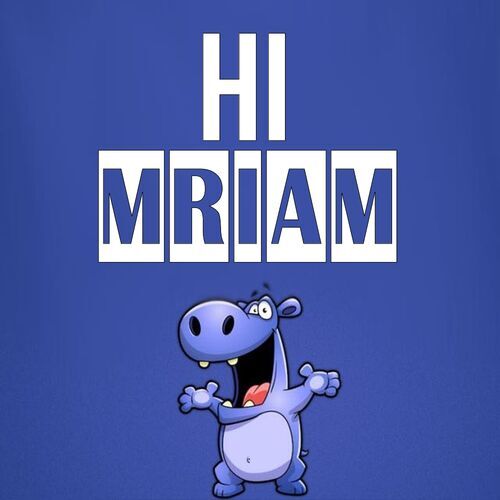 Открытка Mriam Hi