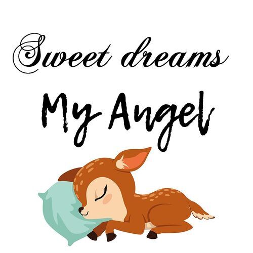 Открытка My Angel Sweet dreams