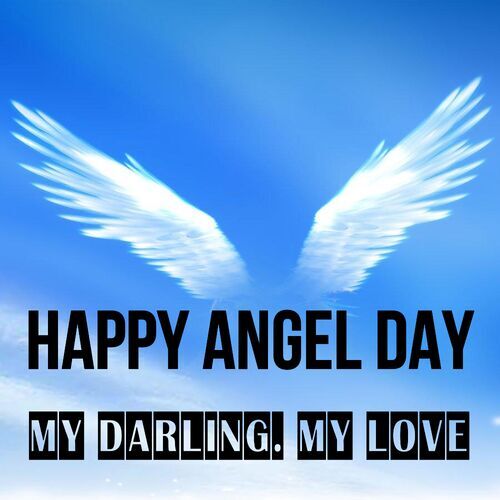 Открытка My darling. My love Happy angel day