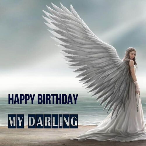 Открытка My Darling Happy birthday