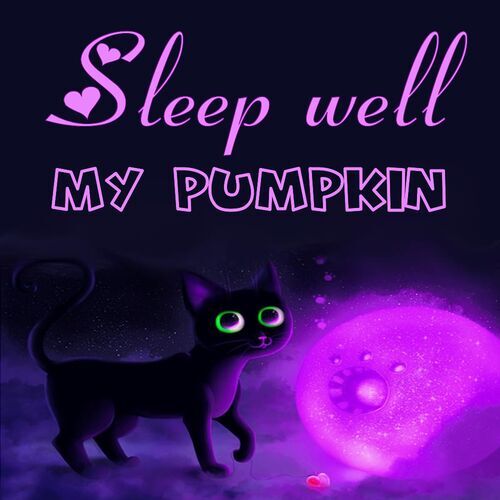 Открытка My Pumpkin Sleep well