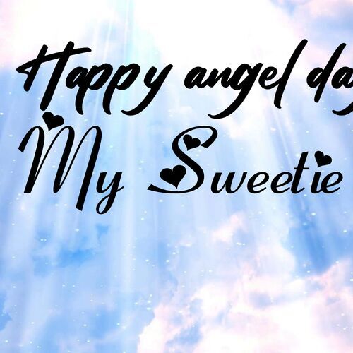 Открытка My Sweetie Happy angel day