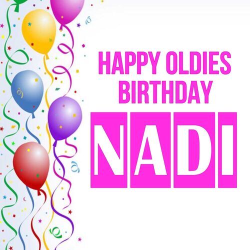 Открытка Nadi Happy oldies birthday