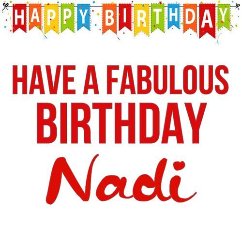 Открытка Nadi Have a fabulous birthday