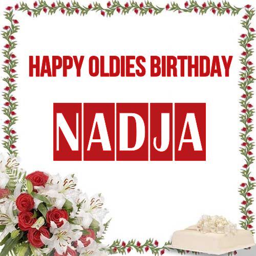 Открытка Nadja Happy oldies birthday