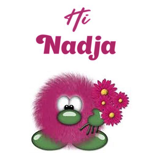 Открытка Nadja Hi