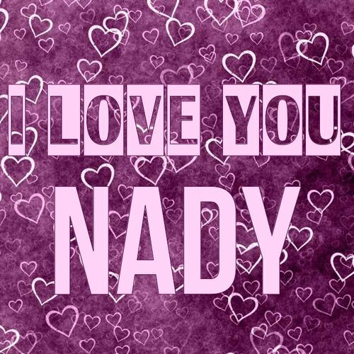 Открытка Nady I love you