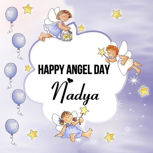 Открытка Nadya Happy angel day