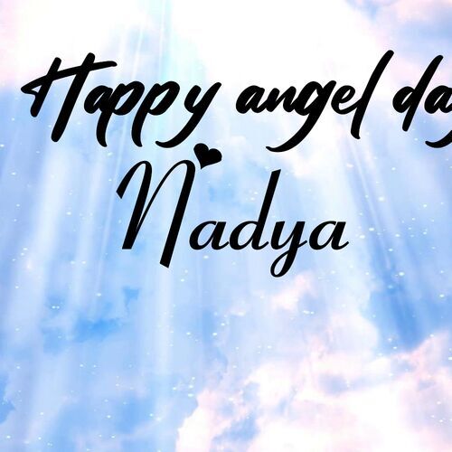 Открытка Nadya Happy angel day