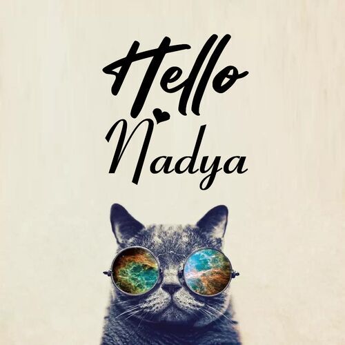 Открытка Nadya Hello