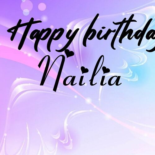 Открытка Nailia Happy birthday