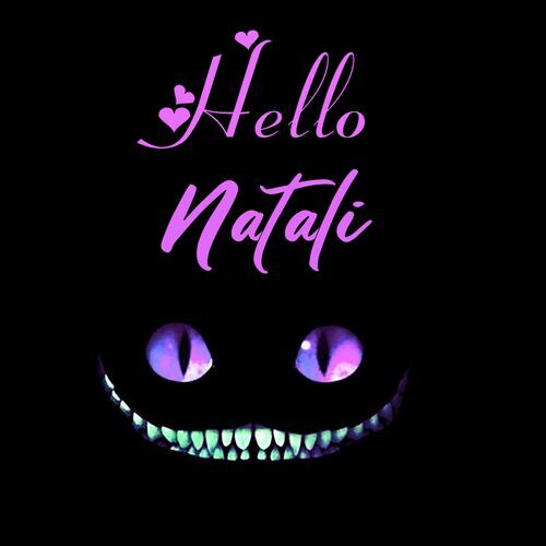 Открытка Natali Hello