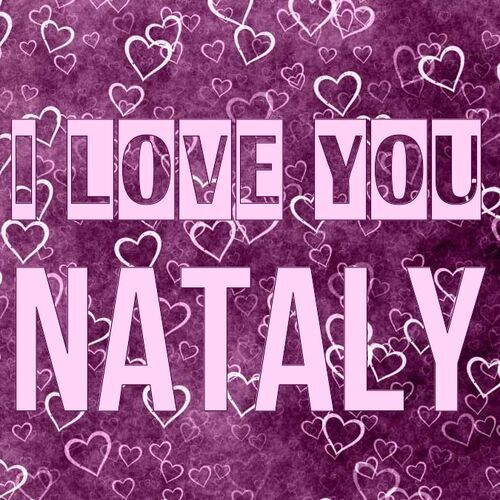 Открытка Nataly I love you