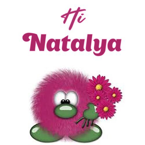 Открытка Natalya Hi