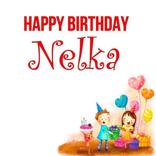 Открытка Nelka Happy birthday