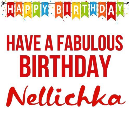 Открытка Nellichka Have a fabulous birthday