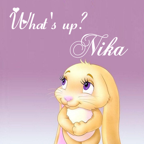 Открытка Nika What