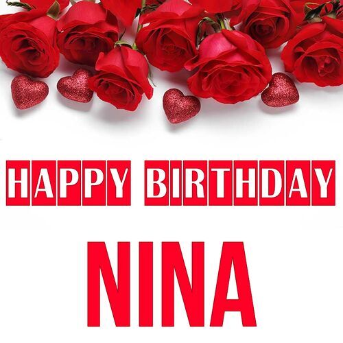 Открытка Nina Happy birthday