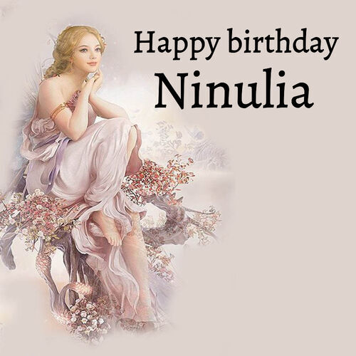 Открытка Ninulia Happy birthday