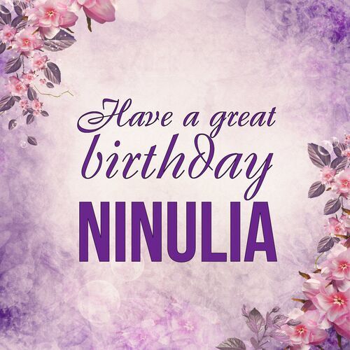 Открытка Ninulia Have a great birthday