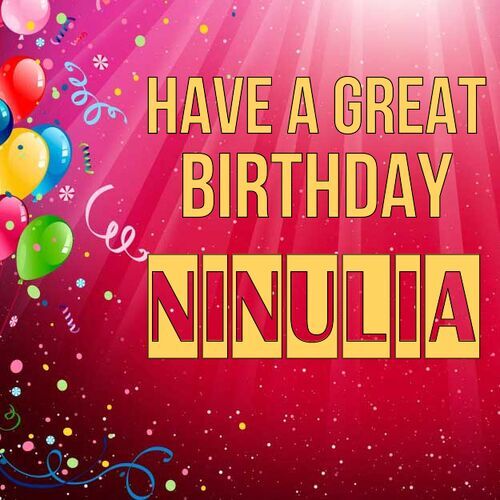 Открытка Ninulia Have a great birthday