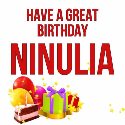 Открытка Ninulia Have a great birthday