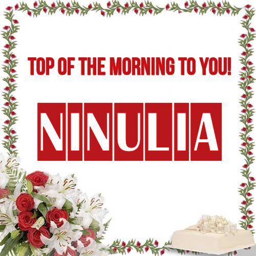 Открытка Ninulia Top of the morning to you!