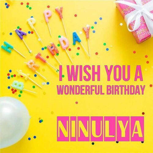 Открытка Ninulya I wish you a wonderful birthday