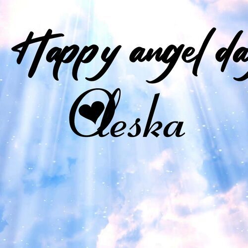 Открытка Oleska Happy angel day