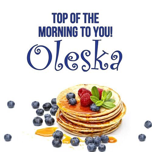 Открытка Oleska Top of the morning to you!