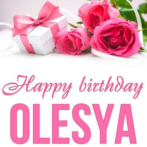 Открытка Olesya Happy birthday