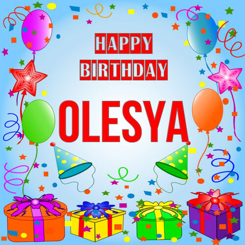 Открытка Olesya Happy birthday