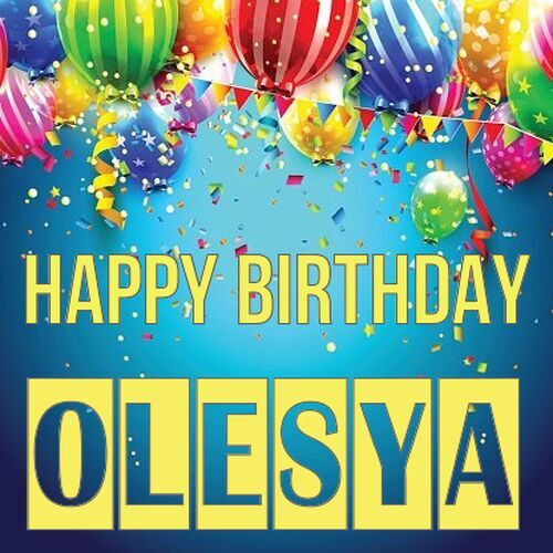 Открытка Olesya Happy birthday