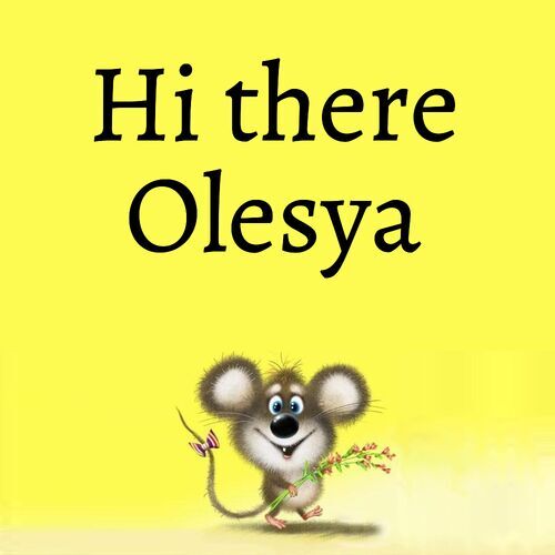 Открытка Olesya Hi there