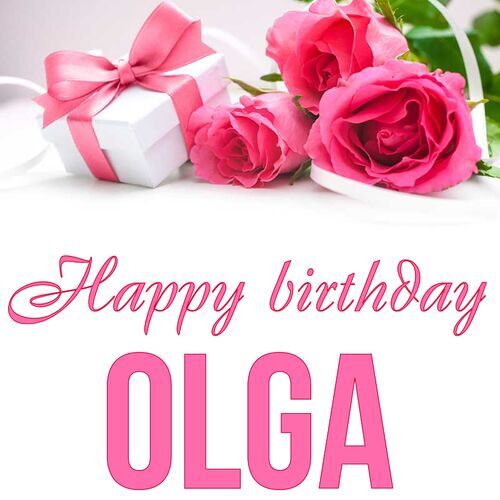 Открытка Olga Happy birthday