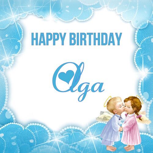 Открытка Olga Happy birthday