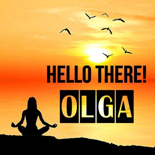 Открытка Olga Hello there!