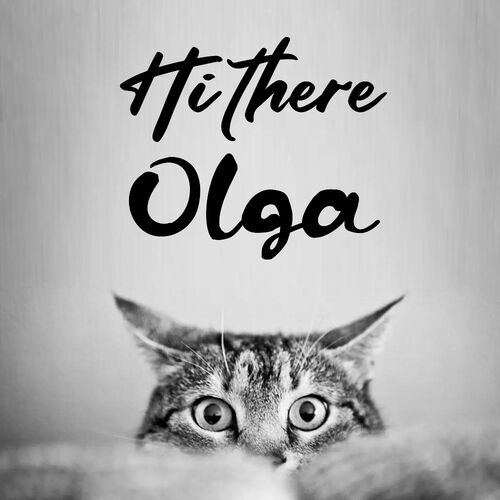 Открытка Olga Hi there