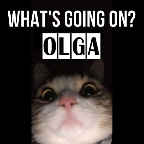 Открытка Olga What