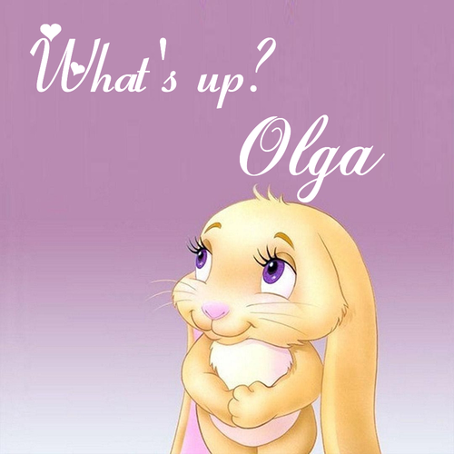 Открытка Olga What