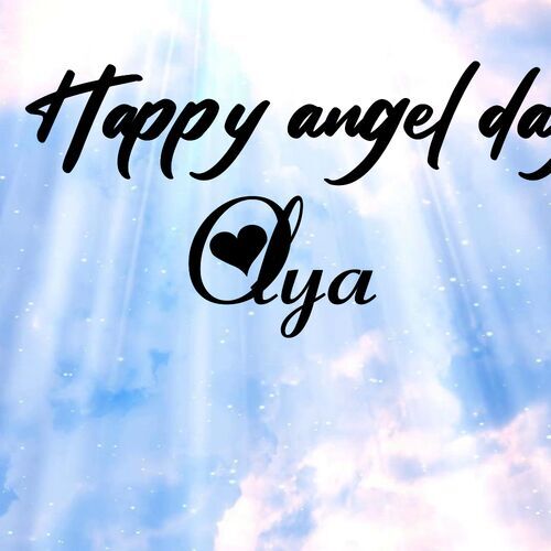 Открытка Olya Happy angel day