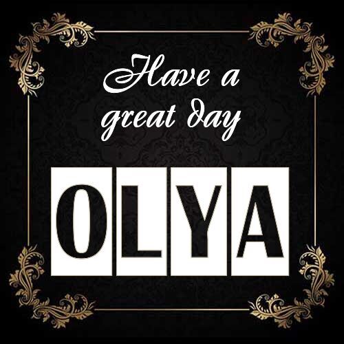 Открытка Olya Have a great day