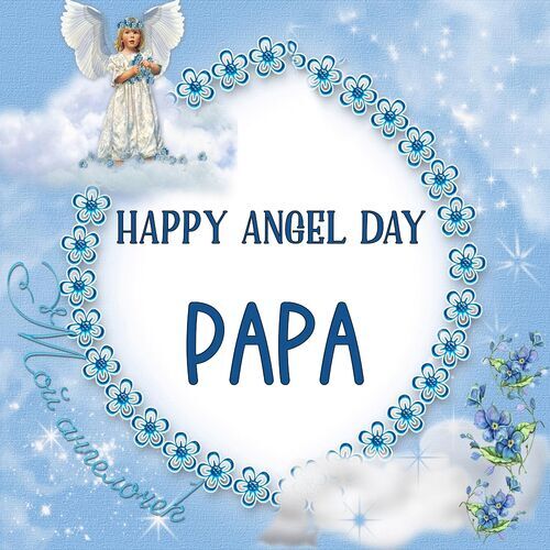 Открытка Papa Happy angel day