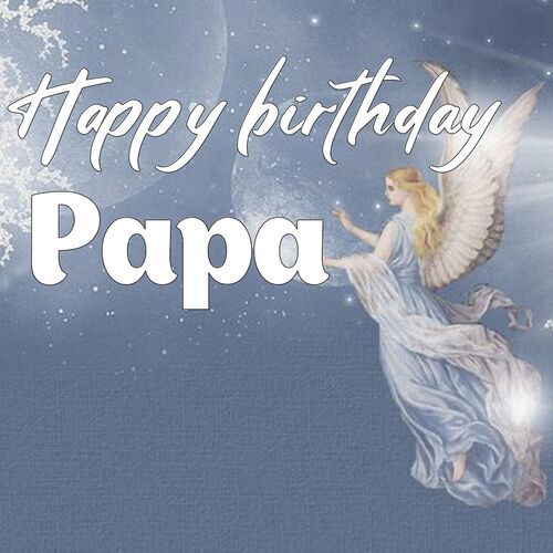 Открытка Papa Happy birthday