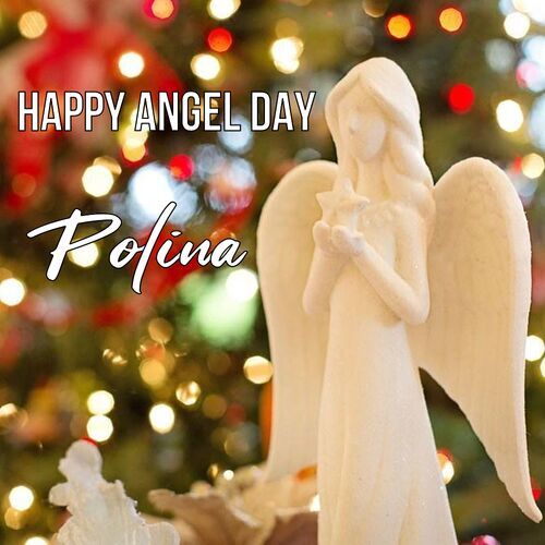 Открытка Polina Happy angel day