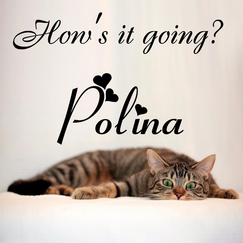 Открытка Polina How