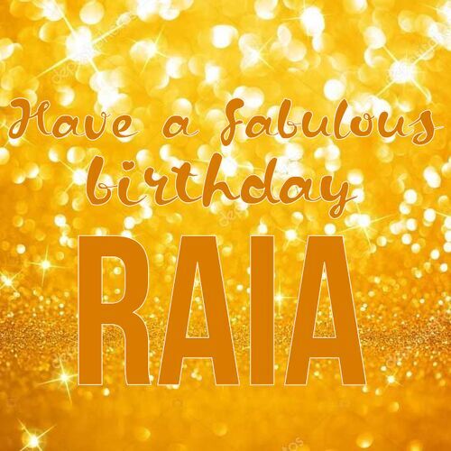 Открытка Raia Have a fabulous birthday