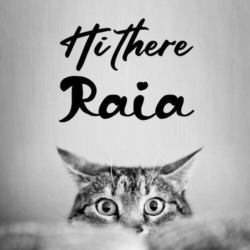 Открытка Raia Hi there