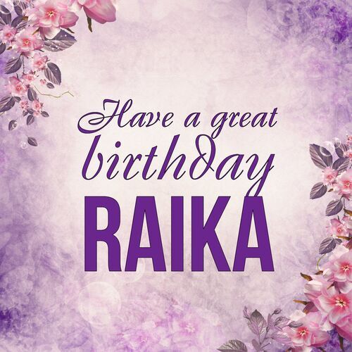 Открытка Raika Have a great birthday